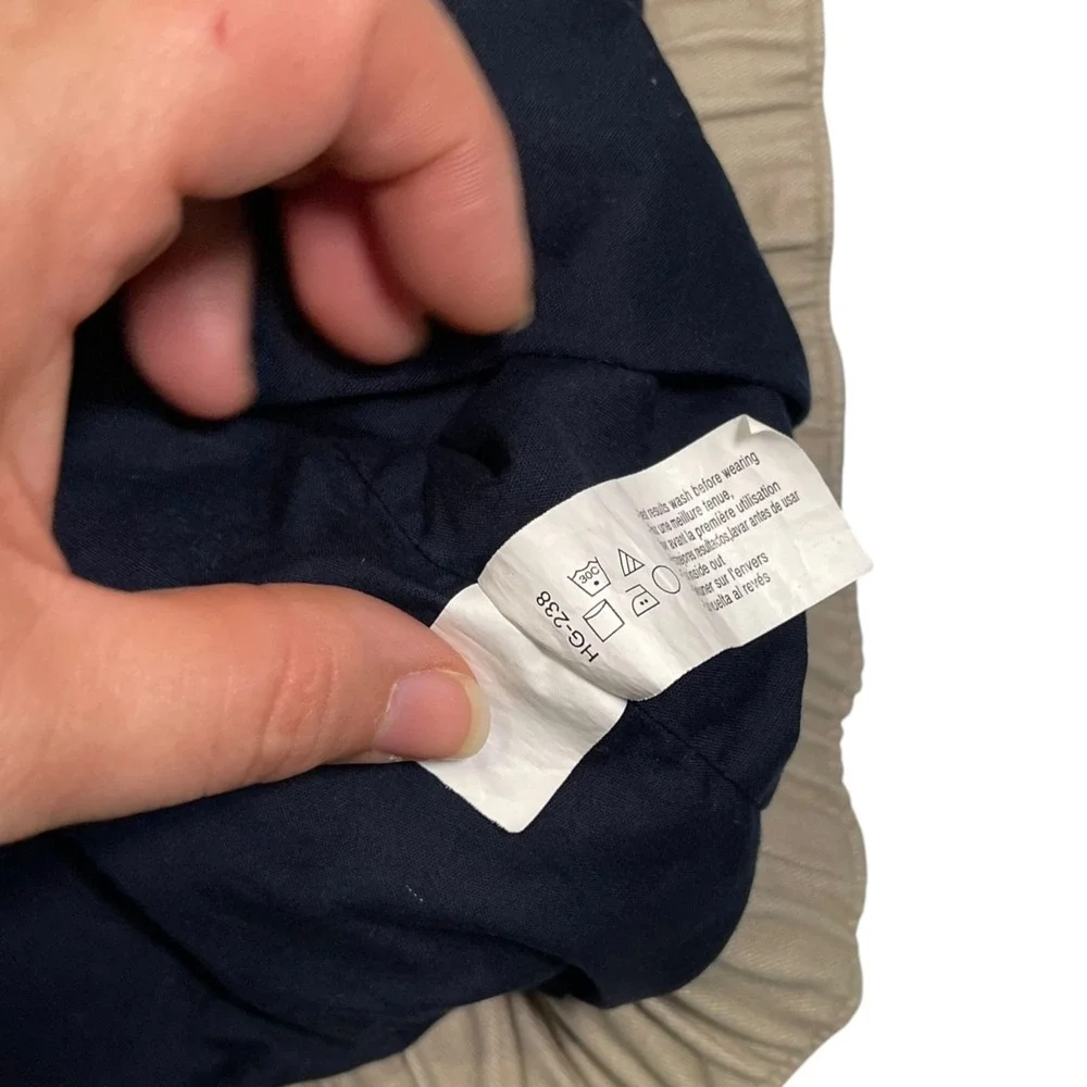 Chaps XLT Tan Harrington Jacket Full Zip Cotton Twill Khaki Preppy Grandpa Core